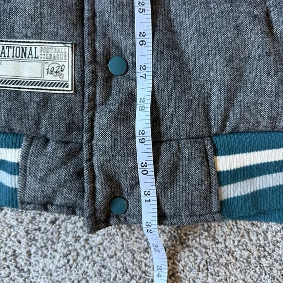 NFL Philadelphia Eagles Reversible Puffer Vest Wool Blend Size XXL - Picture 11 of 14